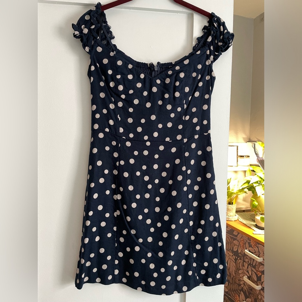 A&F Linen Blend Mini Dress